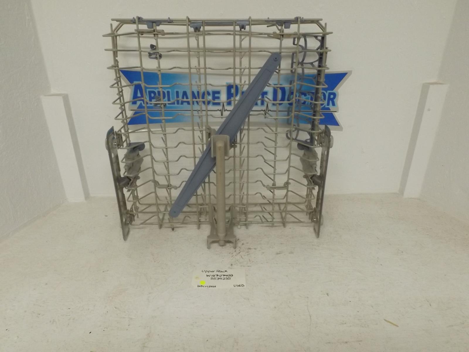 Whirlpool Dishwasher W10727422 8539235 Upper Rack Used Whirlpool Dishwasher W10727422 8539235 Upper Rack Used